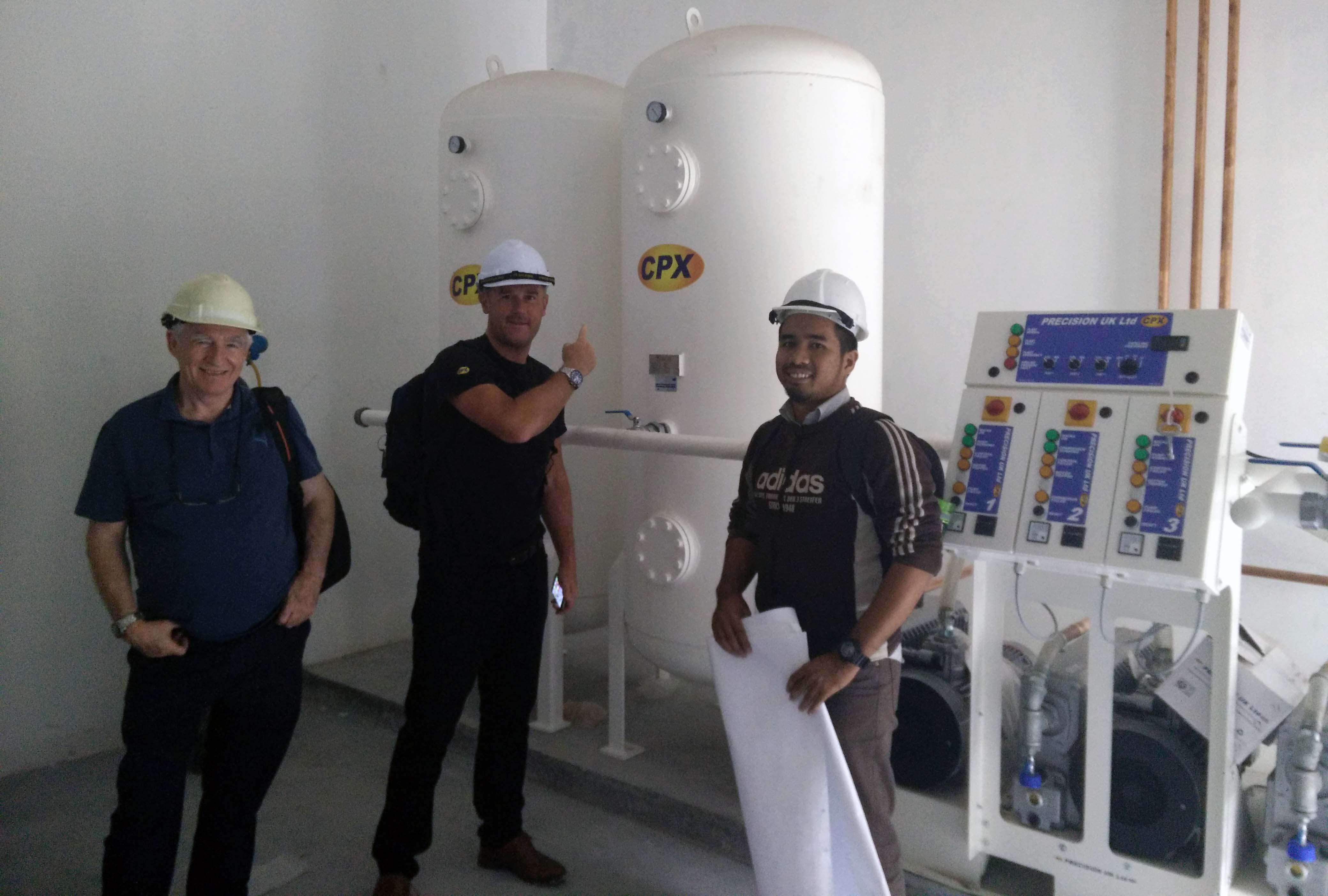 Medical Gas Project Site Visit Htar Klang Jana Tanmia Resources Sdn Bhd 