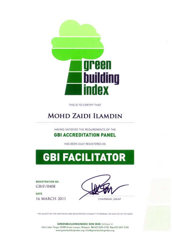 Green Building Index Facilitator