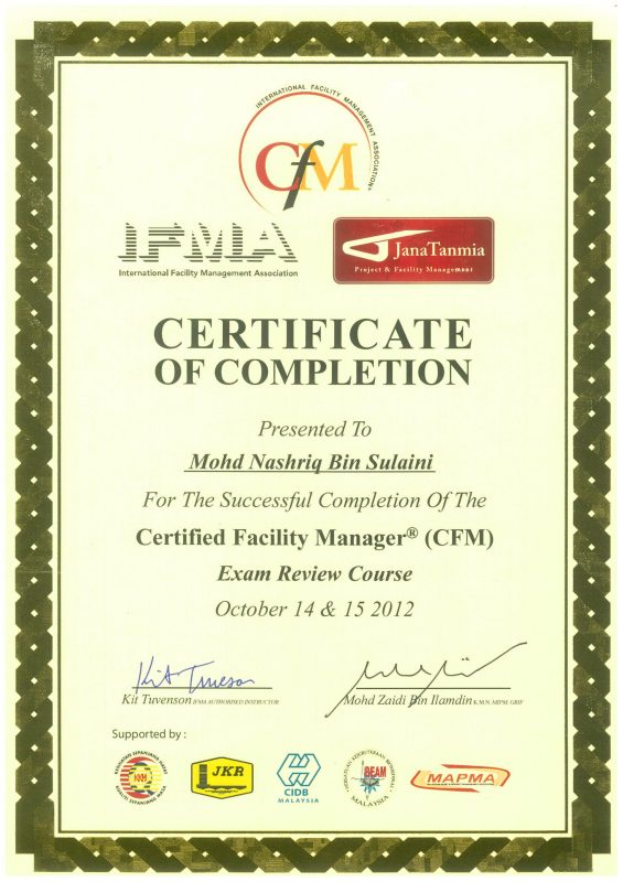 Certified Facility Management