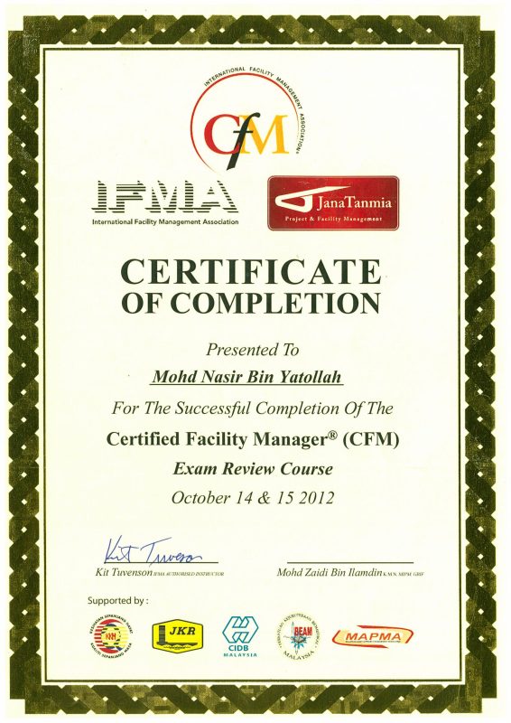 Certified Facility Management