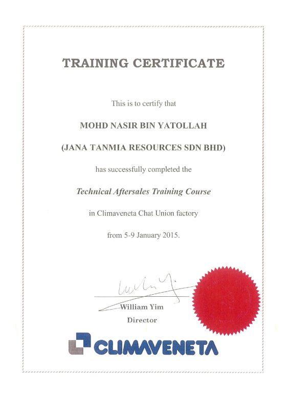 Technical Aftersales Training Course